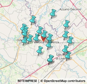 Mappa Via S. Antonino, 31045 Motta di Livenza TV, Italia (6.4455)