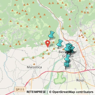 Mappa Via G, 36061 Bassano del Grappa VI, Italia (3.68286)