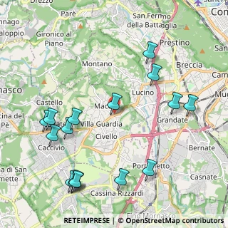 Mappa SS342, 22079 Villa guardia CO, Italia (2.4975)