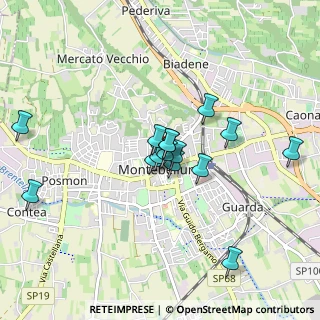 Mappa Via Dalmazia, 31044 Montebelluna TV, Italia (0.72067)