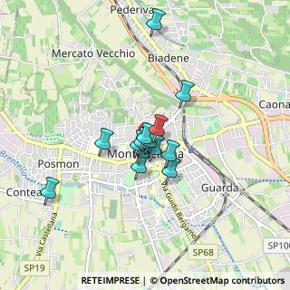 Mappa Via Dalmazia, 31044 Montebelluna TV, Italia (0.56)