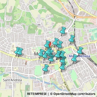 Mappa Via Dalmazia, 31044 Montebelluna TV, Italia (0.401)
