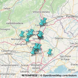 Mappa Via Cal Molino, 31027 Spresiano TV, Italia (10.134)