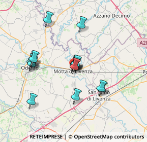 Mappa Via IV Novembre, 31045 Motta di Livenza TV, Italia (6.27438)