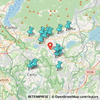 Mappa Via dei Platani, 22040 Alzate Brianza CO, Italia (3.02467)