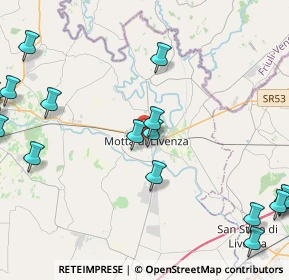 Mappa Via Ballarin, 31045 Motta di Livenza TV, Italia (6.356)