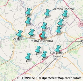 Mappa Via Ballarin, 31045 Motta di Livenza TV, Italia (6.99286)