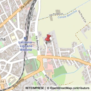 Mappa Via Tisanella, 19, 33053 Latisana, Udine (Friuli-Venezia Giulia)