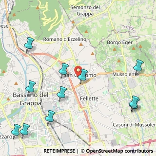 Mappa , 36060 Romano D'ezzelino VI, Italia (2.87727)