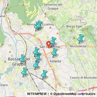 Mappa , 36060 Romano D'ezzelino VI, Italia (1.99455)