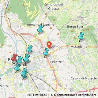 Mappa , 36060 Romano D'ezzelino VI, Italia (2.65182)