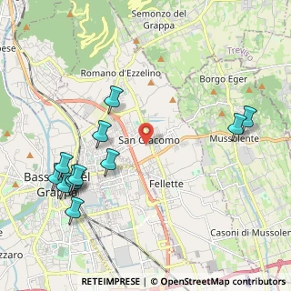 Mappa , 36060 Romano D'ezzelino VI, Italia (2.46417)