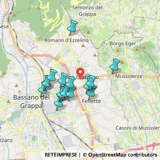 Mappa , 36060 Romano D'ezzelino VI, Italia (1.56188)