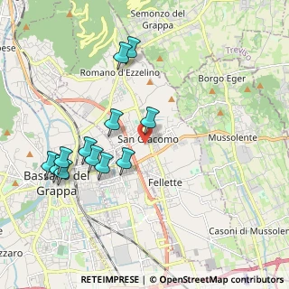 Mappa , 36060 Romano D'ezzelino VI, Italia (2.02333)