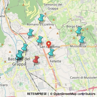 Mappa , 36060 Romano D'ezzelino VI, Italia (2.29583)
