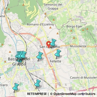 Mappa , 36060 Romano D'ezzelino VI, Italia (2.61455)