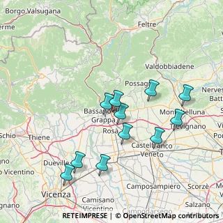 Mappa , 36060 Romano D'ezzelino VI, Italia (14.45727)