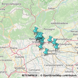 Mappa , 36060 Romano D'ezzelino VI, Italia (7.4275)