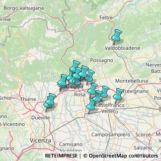 Mappa , 36060 Romano D'ezzelino VI, Italia (10.06471)