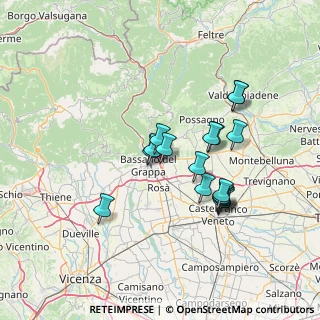 Mappa , 36060 Romano D'ezzelino VI, Italia (12.07353)