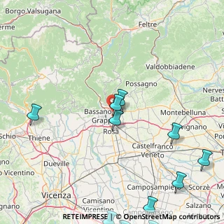 Mappa , 36060 Romano D'ezzelino VI, Italia (30.674)