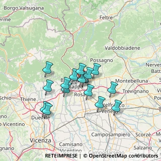 Mappa , 36060 Romano D'ezzelino VI, Italia (10.83)