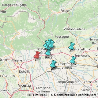 Mappa , 36060 Romano D'ezzelino VI, Italia (9.59)