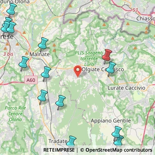 Mappa Via Cristoforo Colombo, 22063 Cantù CO, Italia (6.69714)