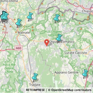 Mappa Via Cristoforo Colombo, 22063 Cantù CO, Italia (7.855)