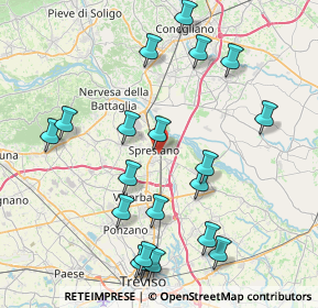 Mappa Via Lazzaris, 31027 Treviso TV, Italia (8.9005)