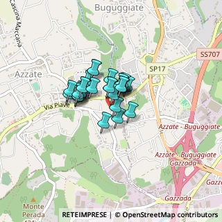 Mappa Via Cadore, 21022 Azzate VA, Italia (0.22759)