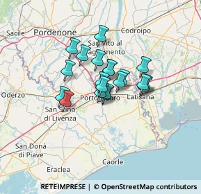 Mappa CAP, 30026 Portogruaro VE, Italia (8.377)