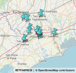 Mappa Via, 30026 Portogruaro VE, Italia (8.64769)