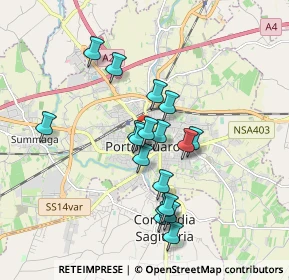 Mappa Via, 30026 Portogruaro VE, Italia (1.535)