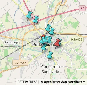 Mappa Via Garibaldi, 30026 Portogruaro VE, Italia (1.02417)