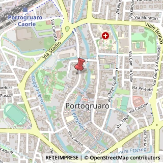 Mappa Via Garibaldi, 31, 30026 Portogruaro, Venezia (Veneto)