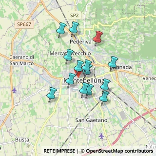 Mappa Via Santa Maria in Colle, 31044 Montebelluna TV, Italia (1.36571)