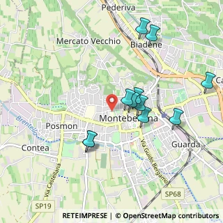 Mappa Via Santa Maria in Colle, 31044 Montebelluna TV, Italia (0.89545)