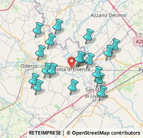 Mappa Via Bocca di Palazzo, 31045 Motta di Livenza TV, Italia (6.64944)