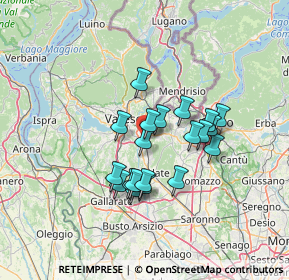 Mappa Via Cavour, 21040 Vedano Olona VA, Italia (10.7265)