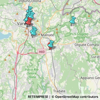 Mappa Via Camillo Benso Conte di Cavour, 21040 Vedano Olona VA, Italia (5.13417)