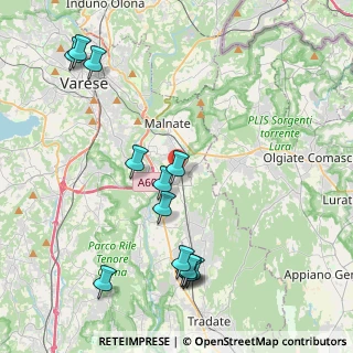 Mappa Via Cavour, 21040 Vedano Olona VA, Italia (4.71692)