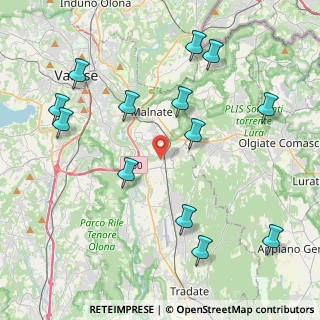 Mappa Via Camillo Benso Conte di Cavour, 21040 Vedano Olona VA, Italia (4.71231)