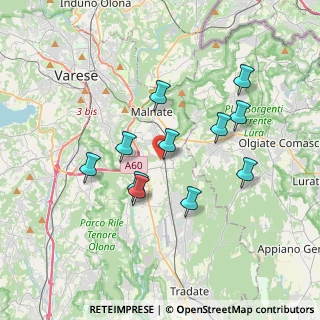 Mappa Via Cavour, 21040 Vedano Olona VA, Italia (3.20818)