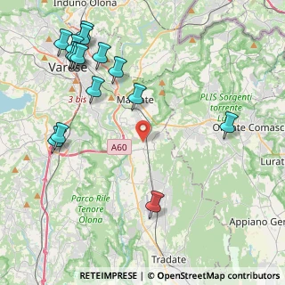 Mappa Via Cavour, 21040 Vedano Olona VA, Italia (5.326)