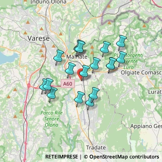 Mappa Via Camillo Benso Conte di Cavour, 21040 Vedano Olona VA, Italia (2.97)