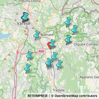 Mappa Via Camillo Benso Conte di Cavour, 21040 Vedano Olona VA, Italia (4.22)