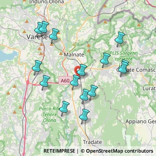 Mappa Via Camillo Benso Conte di Cavour, 21040 Vedano Olona VA, Italia (4.052)