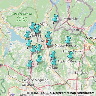 Mappa Via Camillo Benso Conte di Cavour, 21040 Vedano Olona VA, Italia (6.46294)