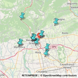 Mappa Via Francesco Baracca, 36060 Romano D'ezzelino VI, Italia (5.44769)